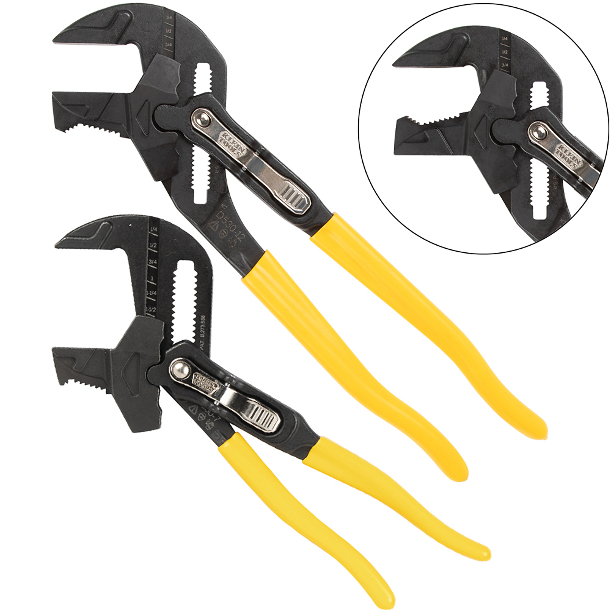 Plier Wrench Set, 2-Piece, Model# D53002KIT